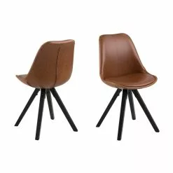 Dima Spisebordsstol, Cognacbrun/PU