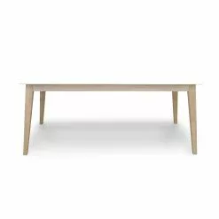 Stockholm Spisebord, Hvid M. Egetræsstel