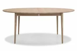 Futura Spisebord M. 2 Tillægsplader, Hvidolieret Eg