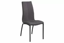 Alina Spisebordsstol, Mørkegrå M. Sort Stel