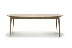 Futura Spisebord M. Udtræk, Hvidolieret Eg