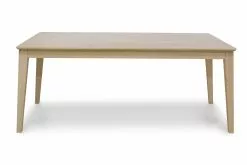 Trondheim Spisebord, Hvidolieret Delmassiv Bøg