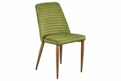 Dallas Spisesbordsstol, Grøn Velour M. Egelook Metalben