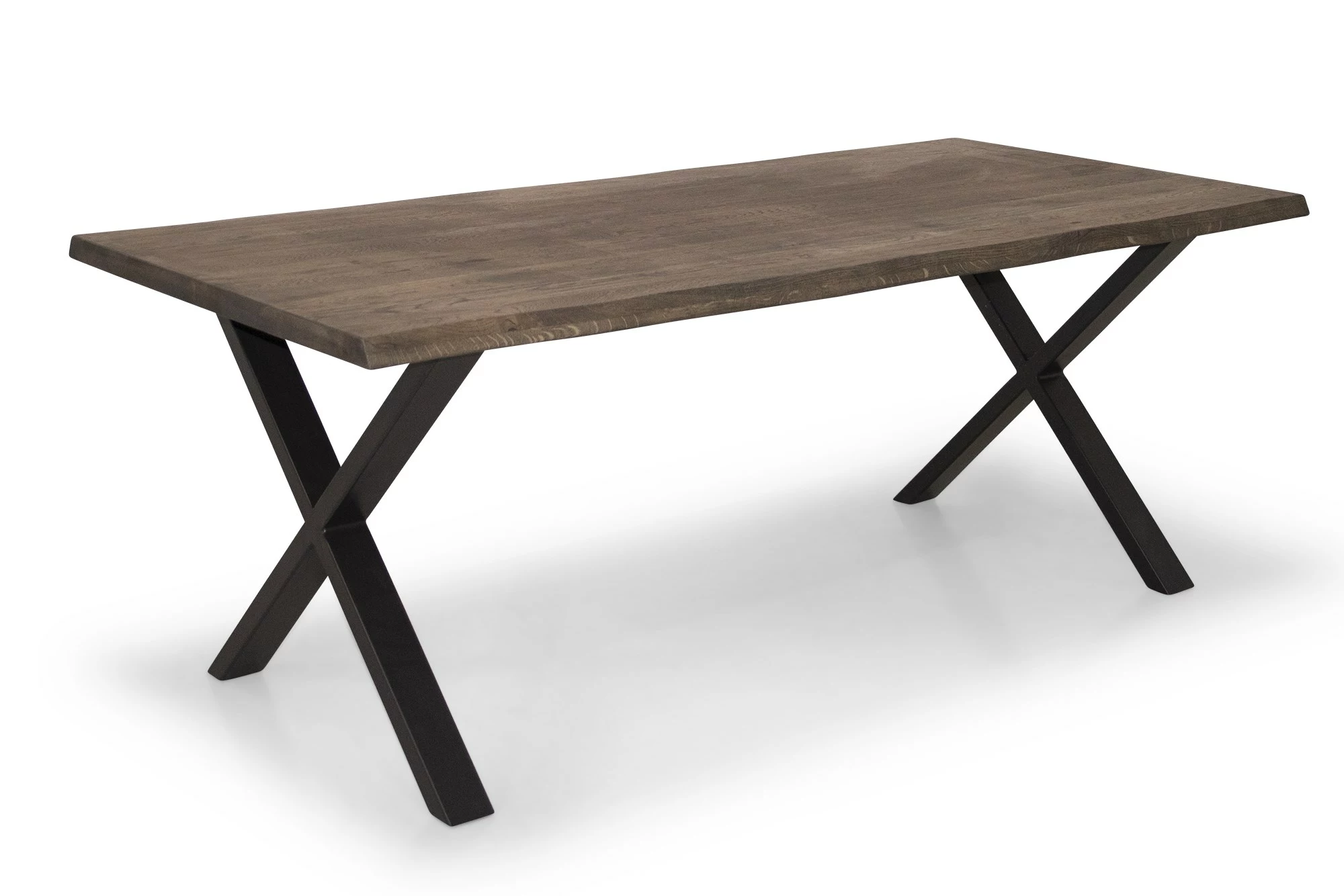 Visborg Spisebord, Smoked Eg M. Sort Stel 3 Visborg Spisebord, Smoked Eg M. Sort Stel