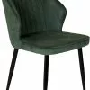 Evelyn Spisebordsstol, Grøn Fløjl
