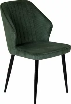 Evelyn Spisebordsstol, Grøn Fløjl