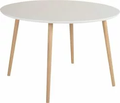 Arven Spisebord, Hvid M. Egetræsben