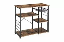 Vasagle Konsolbord M. Opbevaring, Trælook