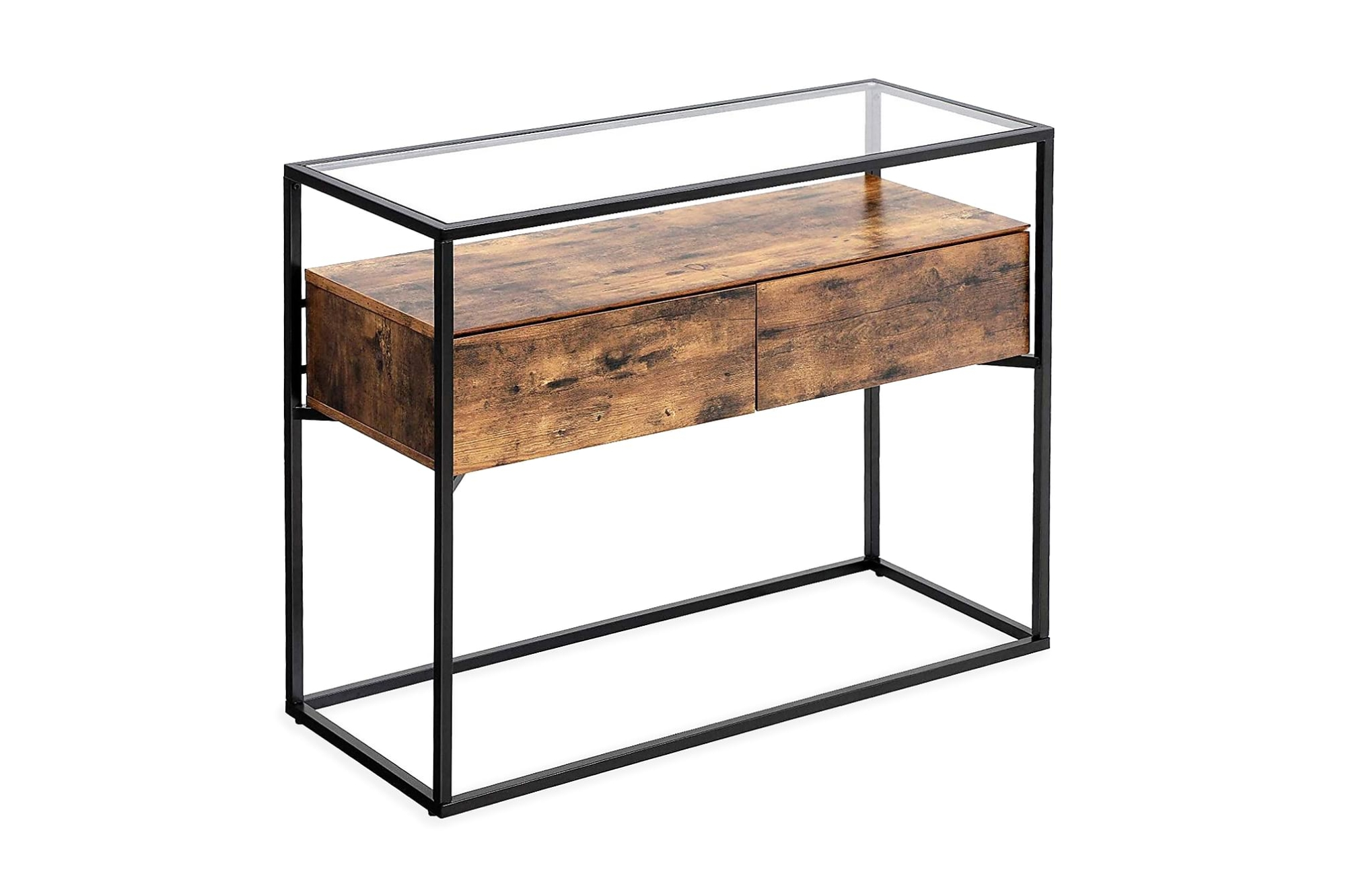 Vasagle Konsolbord M. Glasplade 3 Vasagle Konsolbord M. Glasplade