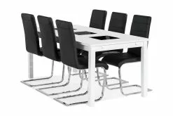 Jasmin Spisebord M. 6 Cibus Spisestuestole