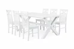 Linnea Spisebordssæt M. 6 Michigan Spisebordsstole