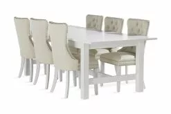 Altea Spisebordssæt M. 6 Bergviken Spisebordsstole