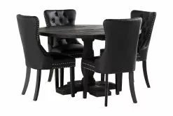 Dijon Spisebordssæt M. 4 Bergviken Spisebordsstole