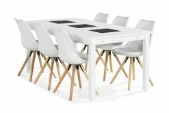 Jasmin Spisebordssæt M. 6 Forum Spisebordsstole