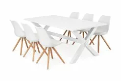 Linnea Spisebordssæt M. 6 Forum Spisebordsstole