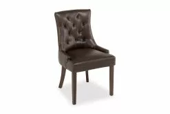 Tuva Spisestuestol, Brun Kunstlæder