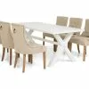 Linnea Spisebordssæt M. 6 Viktoria Spisebordsstole -Spisebordsstole Butik 9000528024
