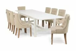 Altea Spisebordssæt M. 8 Viktoria Stole