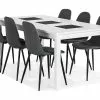Jasmin Spisebordssæt M. 6 Nibe Spisebordsstole 2 Jasmin Spisebordssæt M. 6 Nibe Spisebordsstole -Spisebordsstole Butik 9000538266