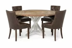 Lyon Spisebordssæt M. 4 Tuva Spisebordsstole