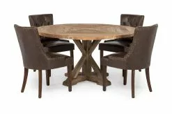 Lyon Spisebordssæt M. 4 Tuva Spisebordsstole