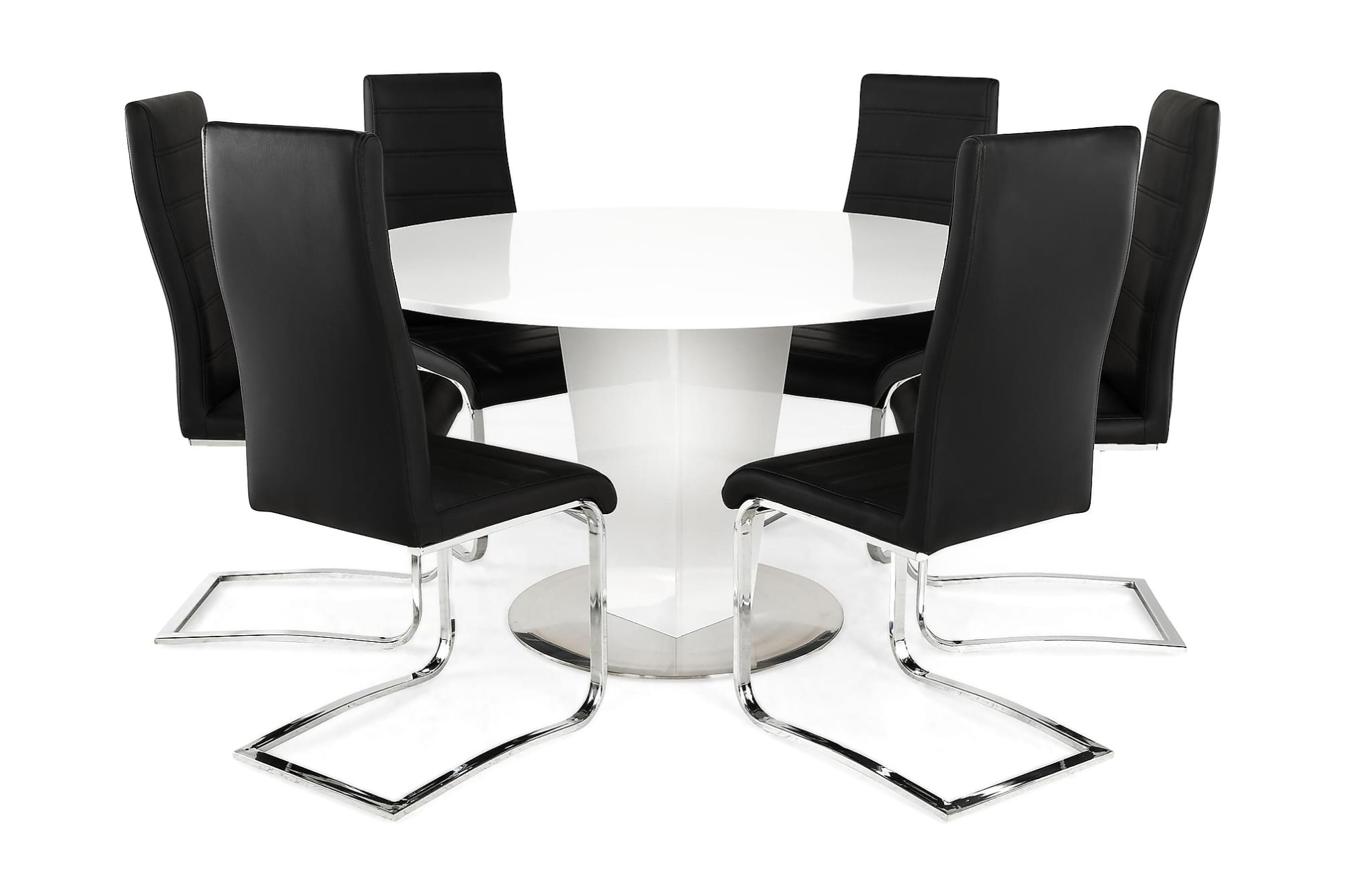 Diamond Spisebordssæt M. 6 Cibus Stole 3 Diamond Spisebordssæt M. 6 Cibus Stole