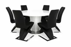 Diamond Spisebordssæt M. 6 Zion Spisebordsstole