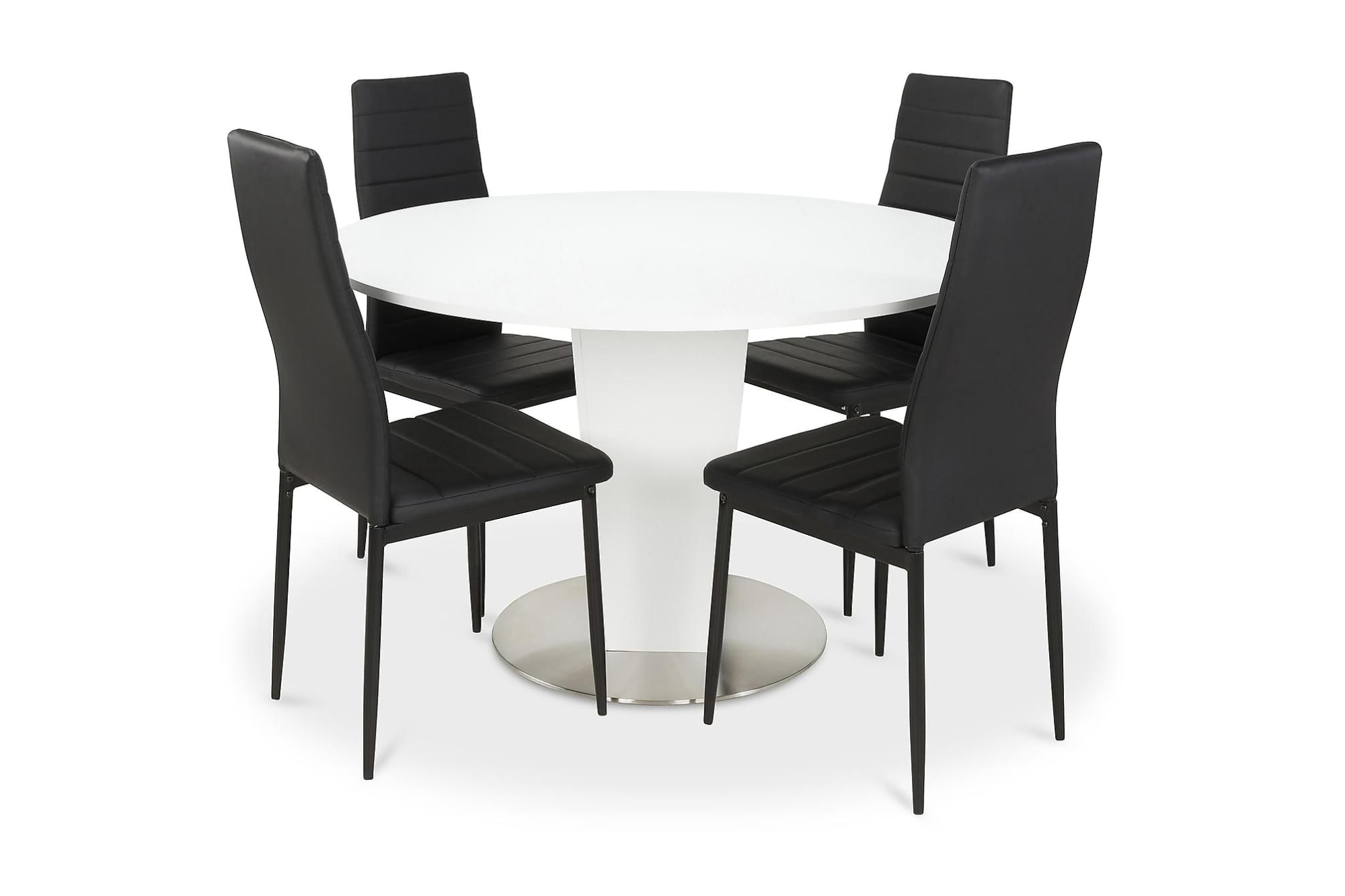 Cubic Spisebordssæt M. 4 Ted Spisebordsstole 3 Cubic Spisebordssæt M. 4 Ted Spisebordsstole