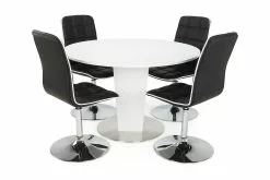 Cubic Spisebordssæt M. 4 Frida Spisebordsstole