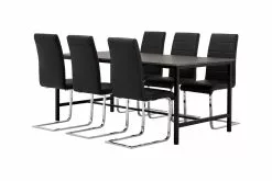 Bettina Spisebordssæt M. 6 Sorado Spisebordsstole