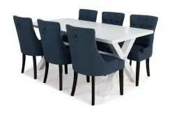 Linnea Spisebordssæt M. 6 Viktoria Spisebordsstole