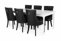 Erin Spisebordssæt M. 6 Tuva Spisebordsstole