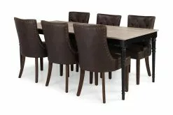 Erin Spisebordssæt M. 6 Tuva Spisebordsstole