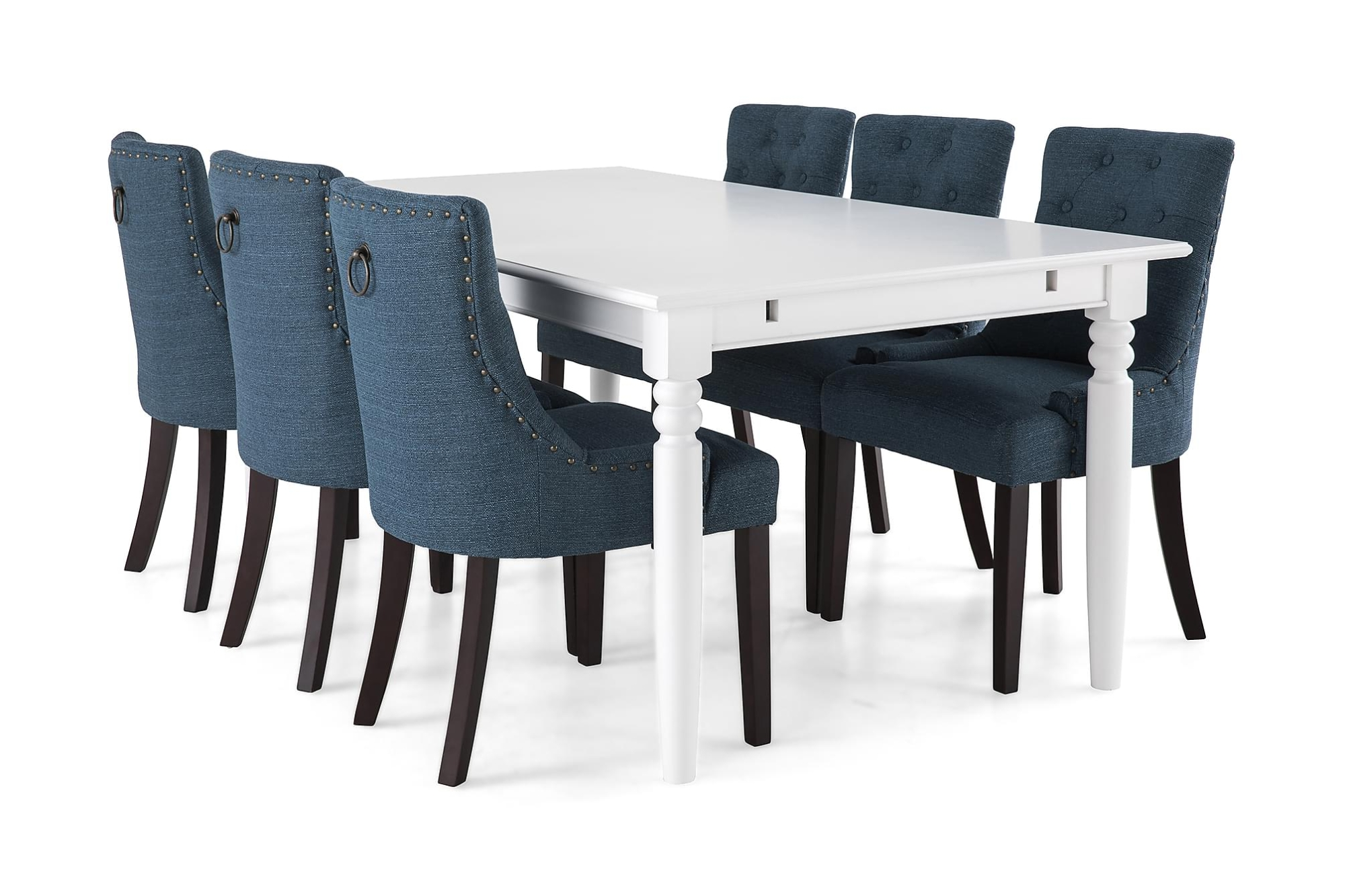 Hampton Spisebordssæt M. 6 Viktoria Spisebordsstole 3 Hampton Spisebordssæt M. 6 Viktoria Spisebordsstole