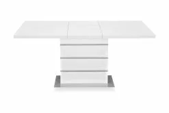 Malibu Spisebord M. Udtræk, Hvid