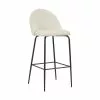 Elba Barstol, Beige Velour -Spisebordsstole Butik 9000684631