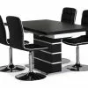 Macahan Spisebordssæt M. 4 Frida Stole (Sort Pu), Sort 1 Macahan Spisebordssæt M. 4 Frida Stole (Sort Pu), Sort -Spisebordsstole Butik 9000688042