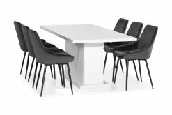 Ratliff Spisebordssæt M. 6 Alsarp Spisebordsstole
