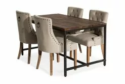 Wilmer Spisebordssæt M. 4 Viktoria Spisebordsstole