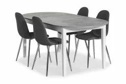 Romeo Spisebordssæt M. 4 Nibe Spisebordsstole