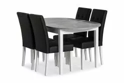 Romeo Spisebordssæt M. 4 Viktor Spisebordsstole