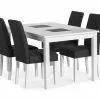 Jasmin Spisebordssæt M. 4 Viktor Spisebordsstole 1 Jasmin Spisebordssæt M. 4 Viktor Spisebordsstole -Spisebordsstole Butik 9000701309