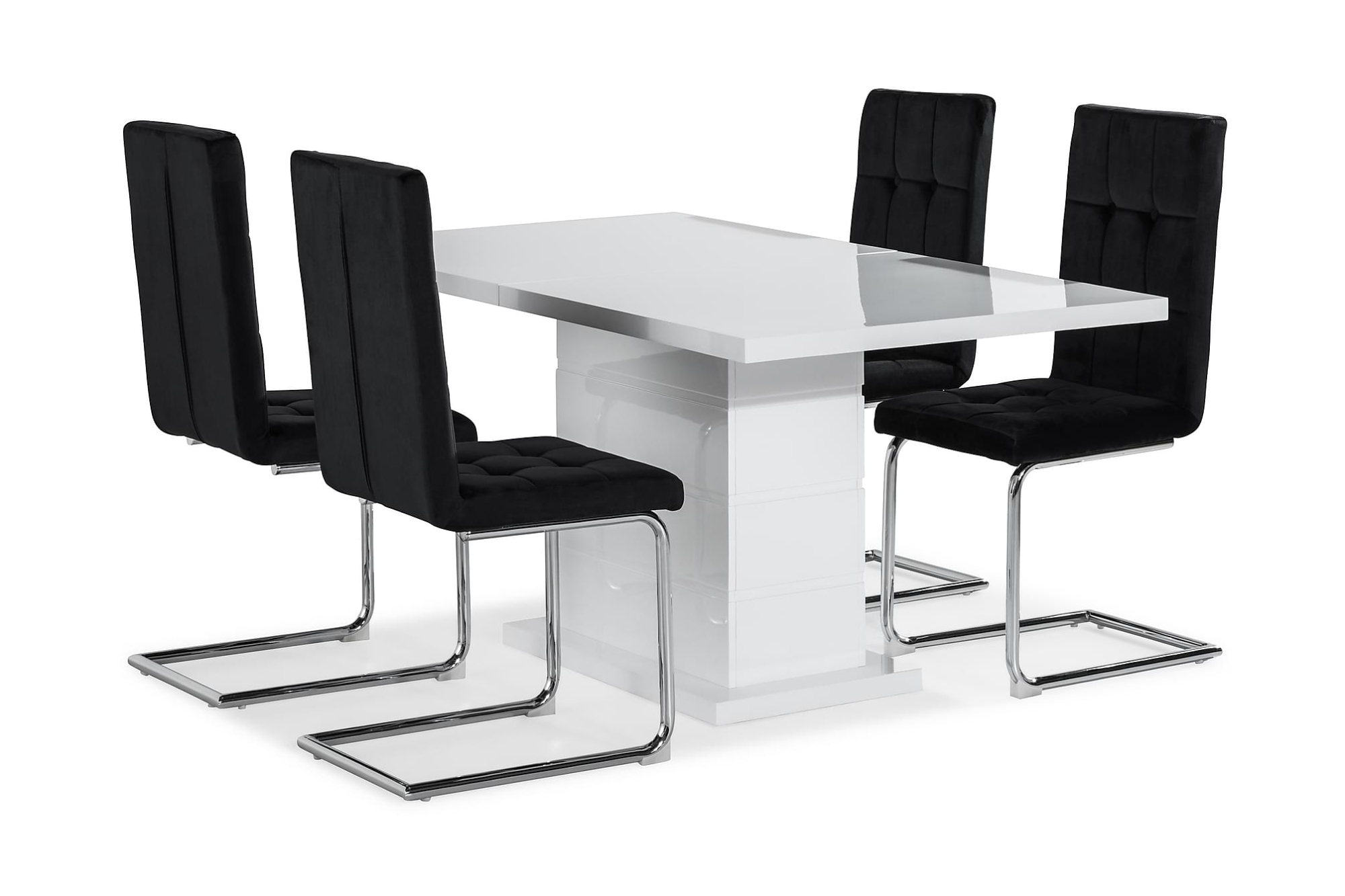 Ratliff Spisebordssæt M. 4 Gining Spisebordsstole 3 Ratliff Spisebordssæt M. 4 Gining Spisebordsstole