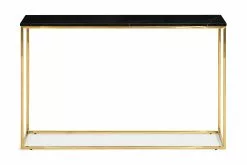 Carrie Konsolbord, Sort Marmor/messing