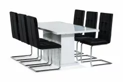 Ratliff Spisebordssæt M. 6 Jessed Spisebordsstole