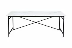 Antwerp Spisebord, Hvid Marmor