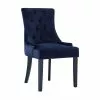 Viktoria Spisebordsstol, Blå Velour -Spisebordsstole Butik 9000952431