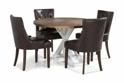 Lyon Spisebordssæt M. 4 Tuva Spisebordsstole